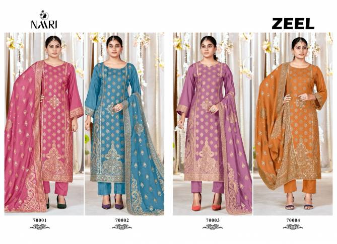 Zeel By Naari Muslin Designer Salwar Kameez Wholesale Suppliers In India